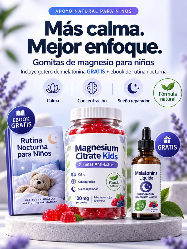 GOMITAS MAGNESIUM KIDS + OBSEQUIO