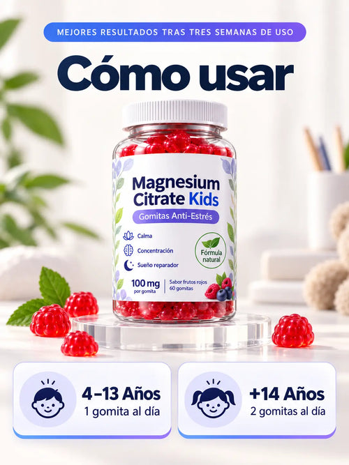 GOMITAS MAGNESIUM KIDS + OBSEQUIO